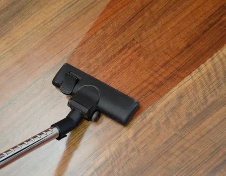Pulizia del parquet