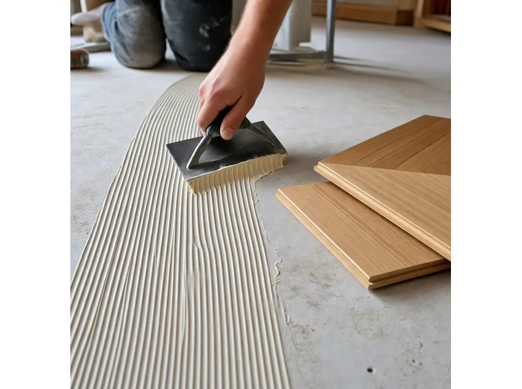 Posa parquet a colla
