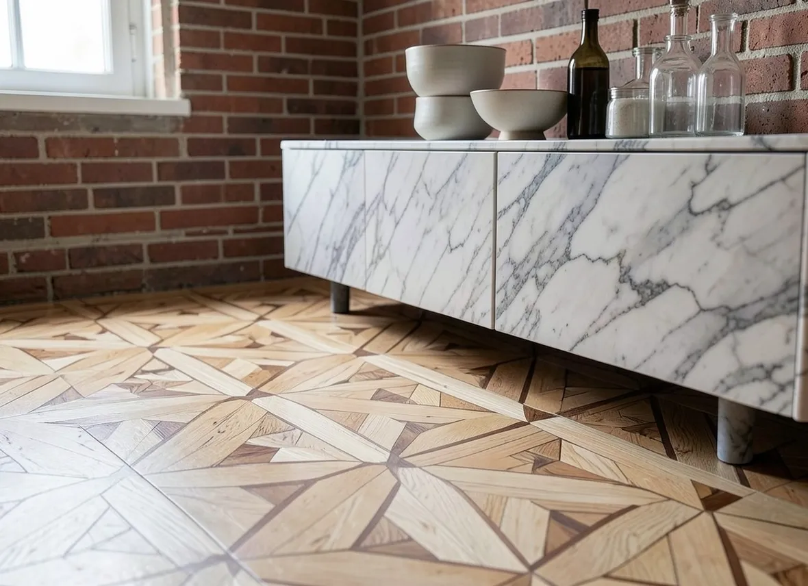 parquet design con decori