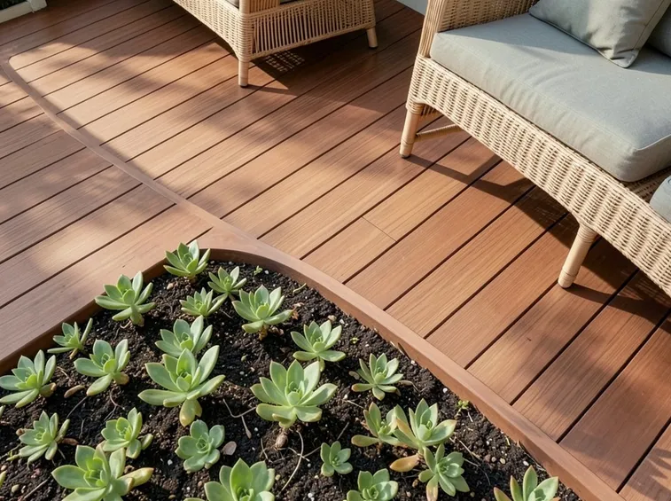 Elegante parquet esterno