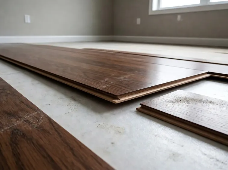 Posa in opera di una pavimentazione con parquet flottante