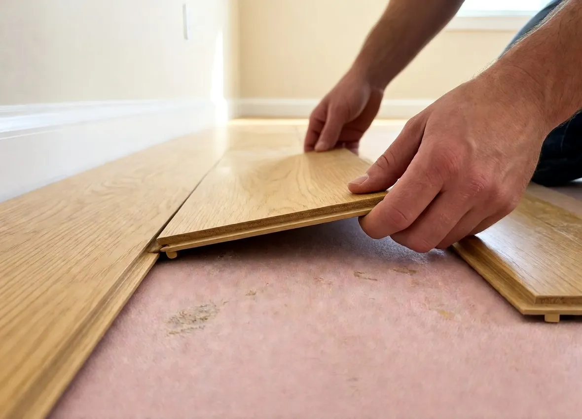 Parquet flottante