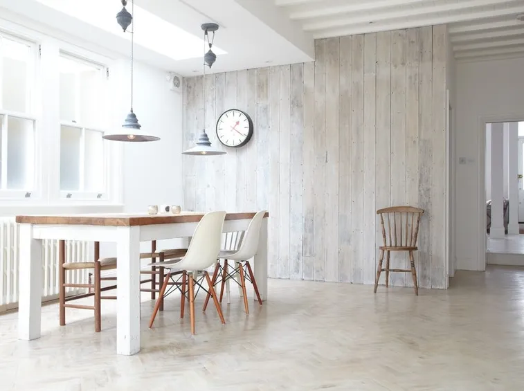 Parquet in rovere sbiancato