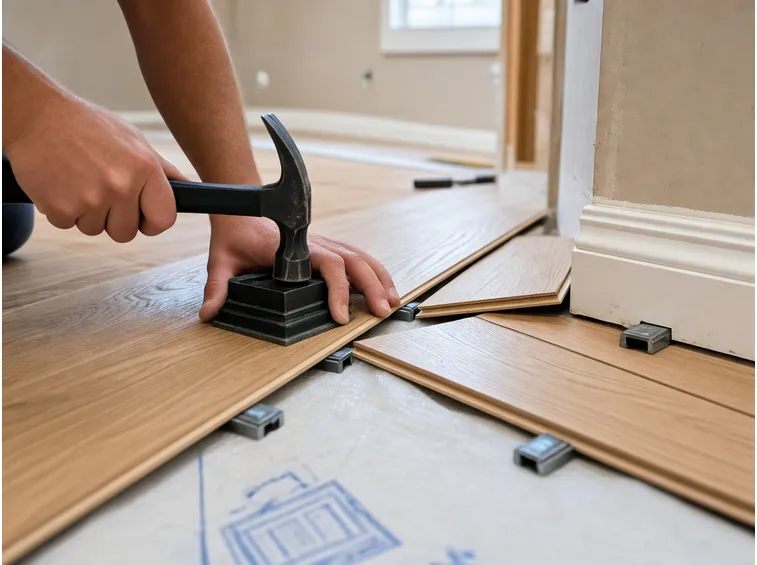 montaggio pavimento laminato