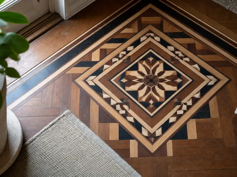 Pavimento artistico in legno