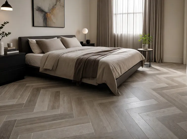 Esempio di pavimento in finto legno