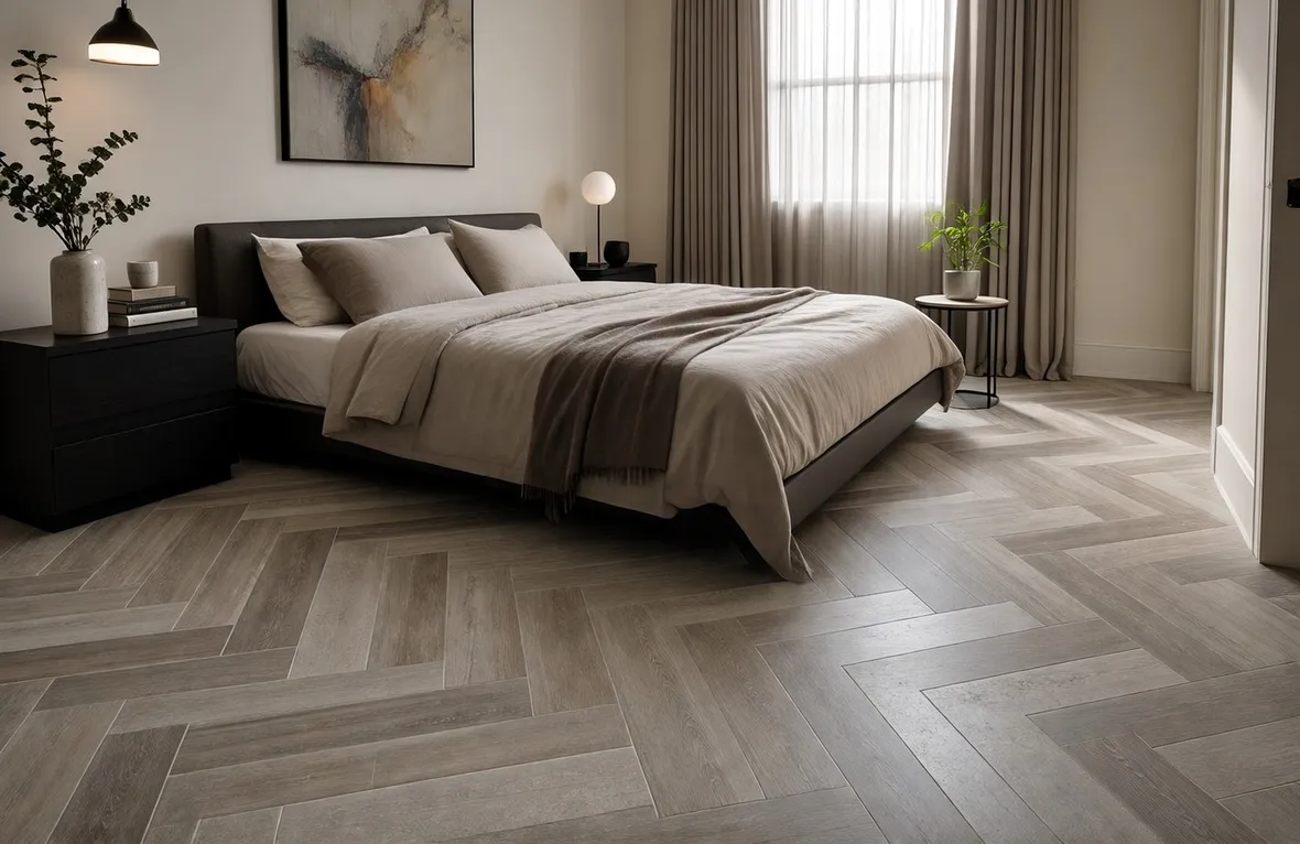 Esempio di pavimento in finto legno