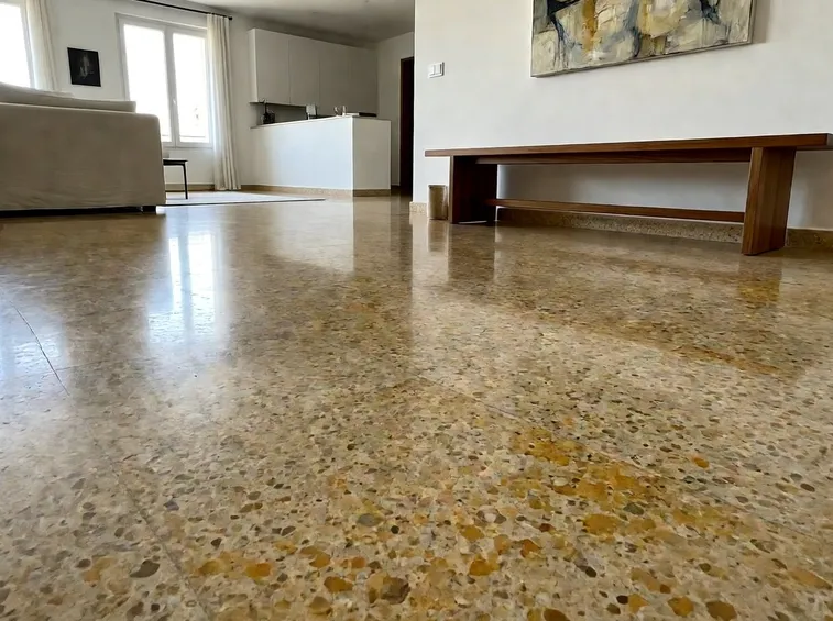 Levigare pavimento in graniglia