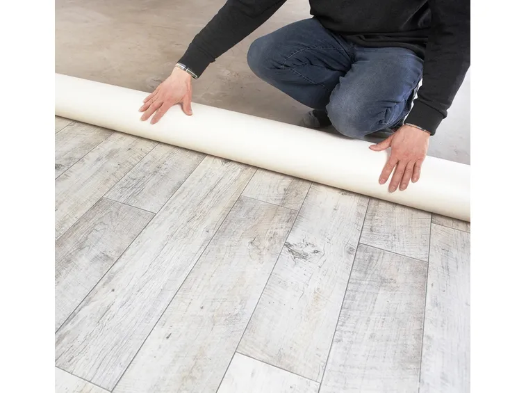 Pavimento linoleum effetto legno