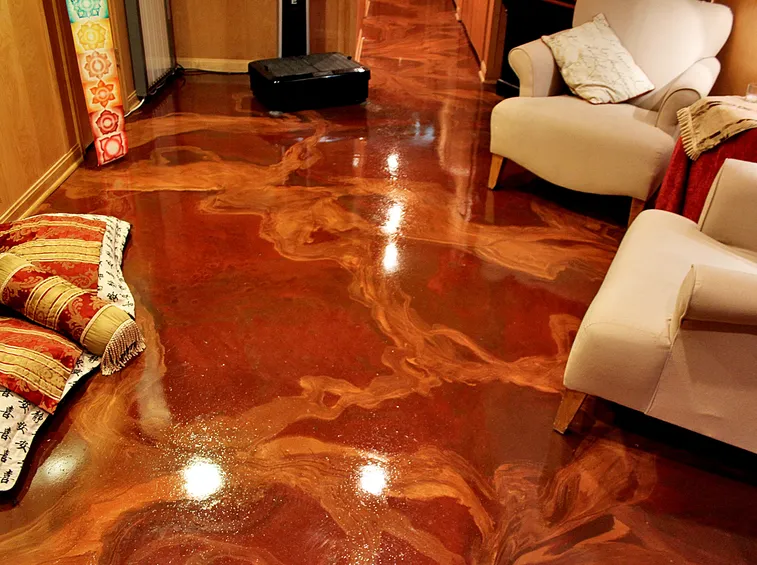 Resine per pavimento decorative