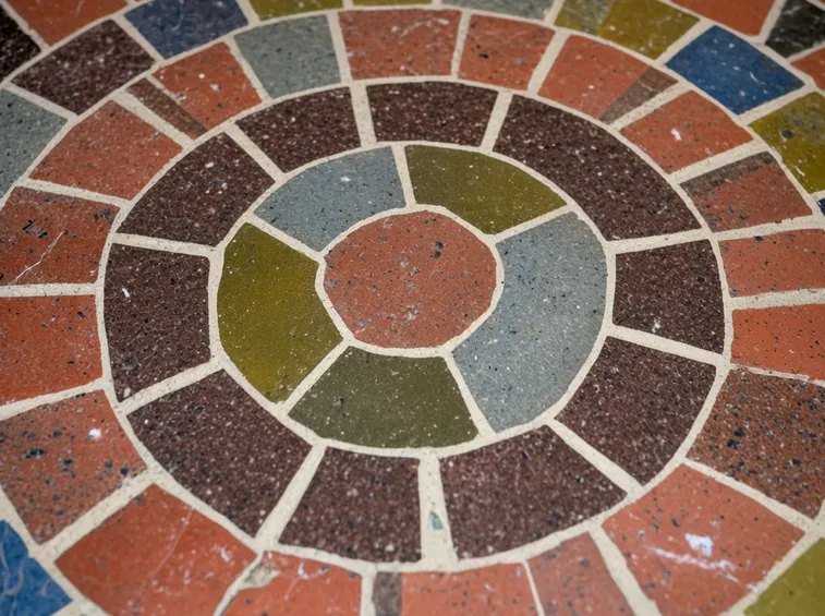 Pavimenti in porfido colorato