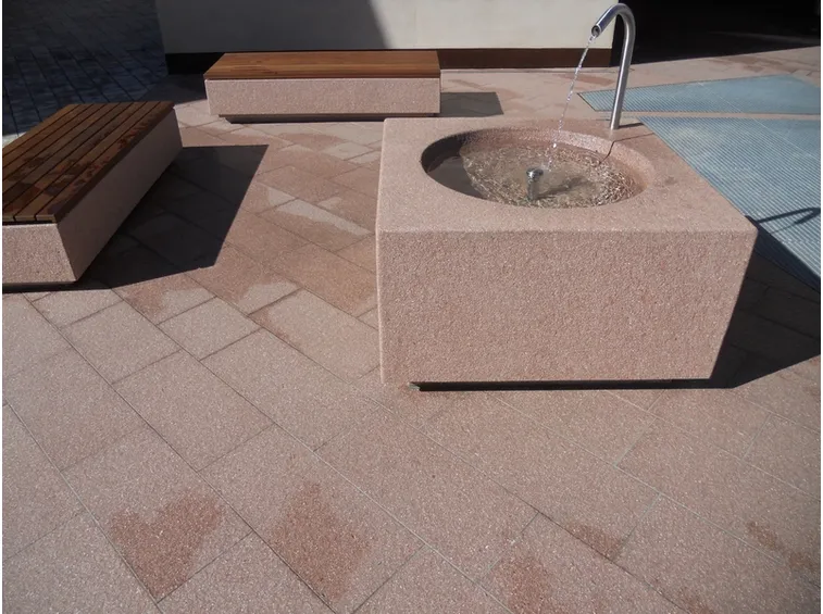 Esempio di pavimenti in porfido