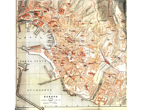 Mappa di Genova
