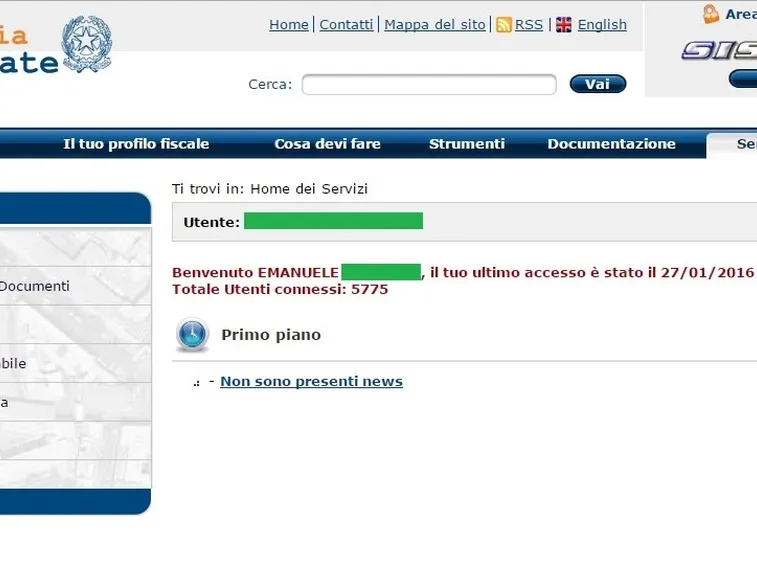 Accesso a Sister