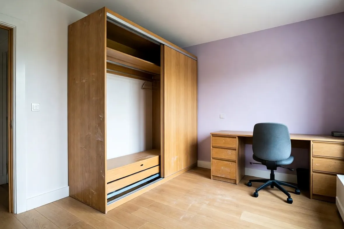 Monolocale con letto a scomparsa