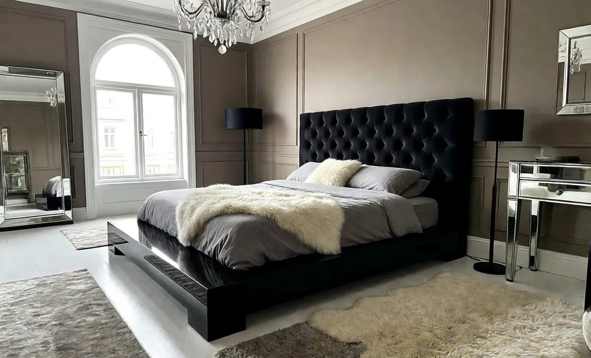Letto di design di lusso