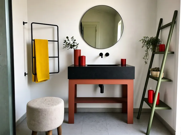 Mobili da bagno minimal chic