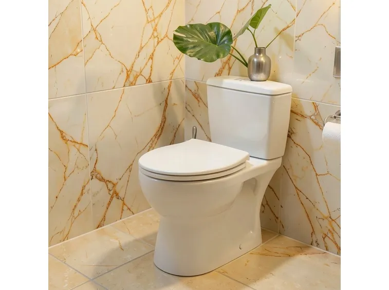 Sedile wc bianco classico