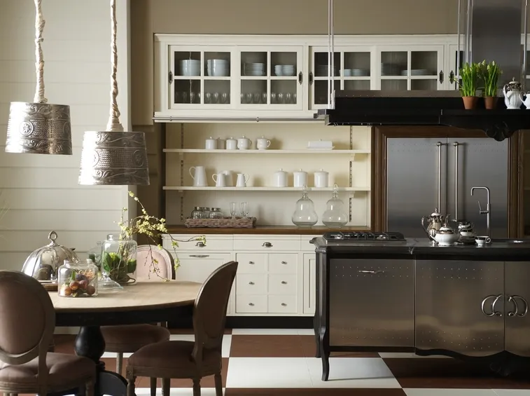 Antico e moderno in cucina