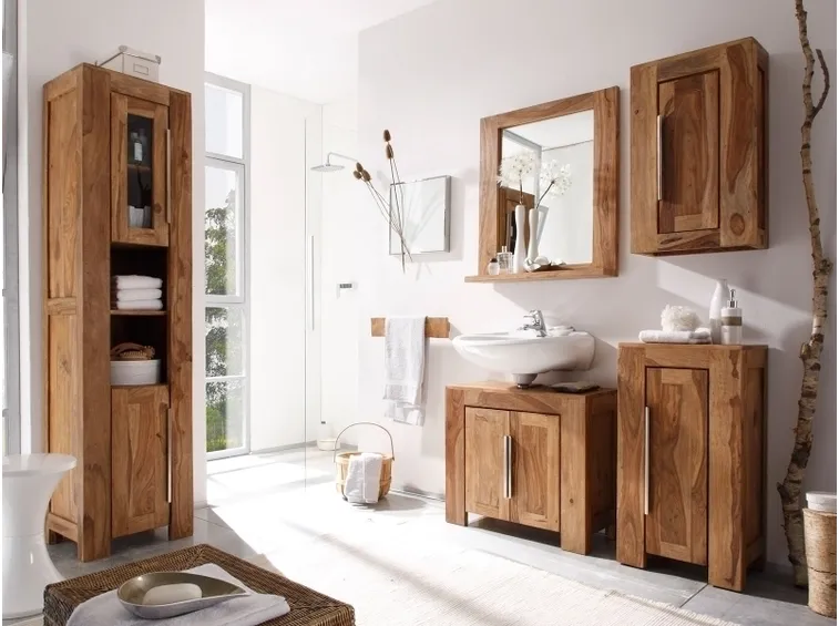 esempio arredo bagno arte povera