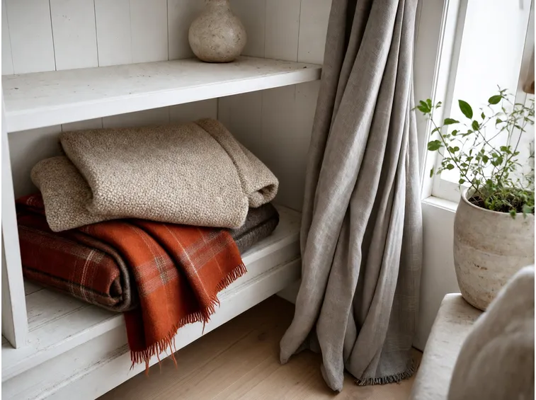 Coordinare colori e materiali e lavare i tessili senza rovinarli