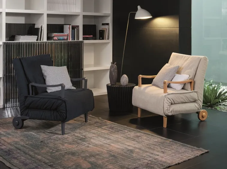 Poltrone letto con rotelle