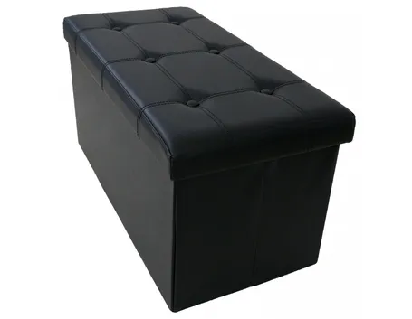 Divanetto contenitore nero
