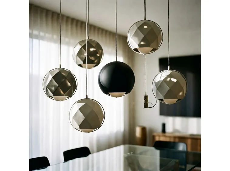 Lampadari a sospensione traforati