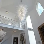 lampadario moderno in vetro