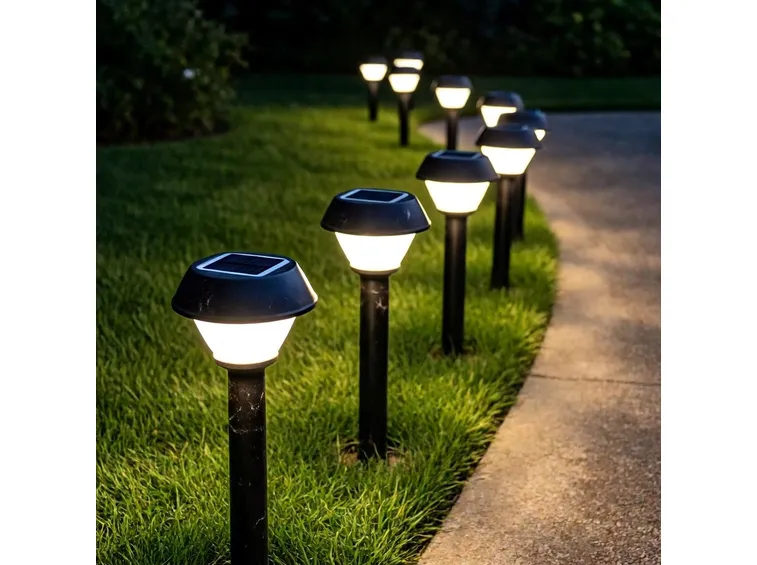 Lampade da giardino con pannello solare