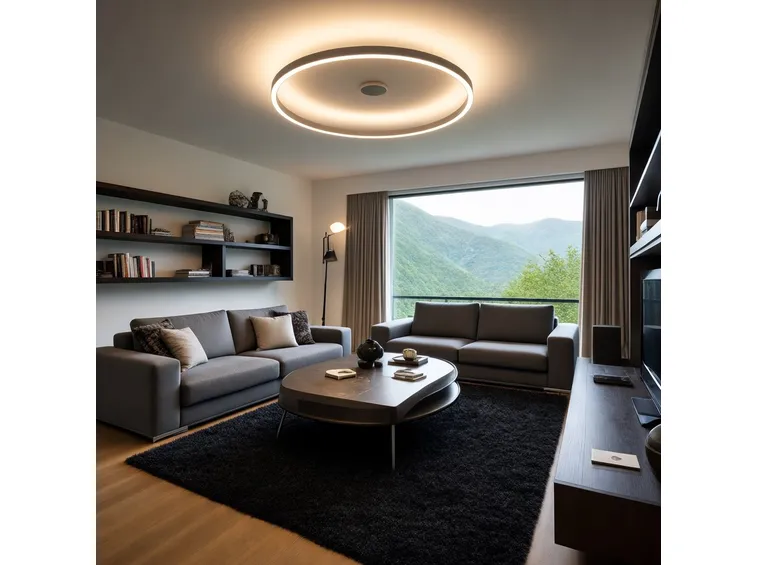 Plafoniera led soggiorno