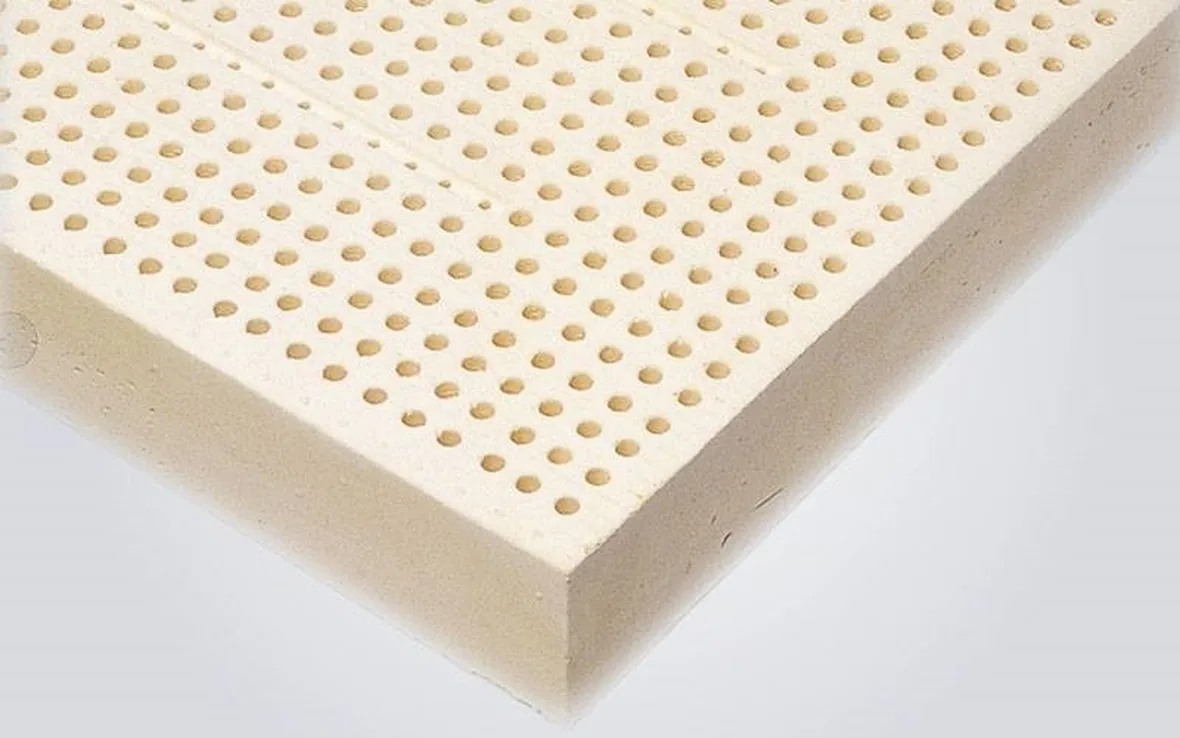 Interno di un materasso in lattice