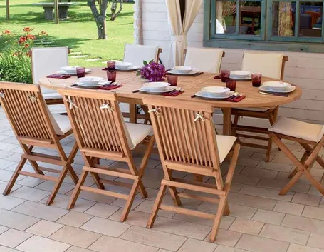 Tavolo da giardino in teak