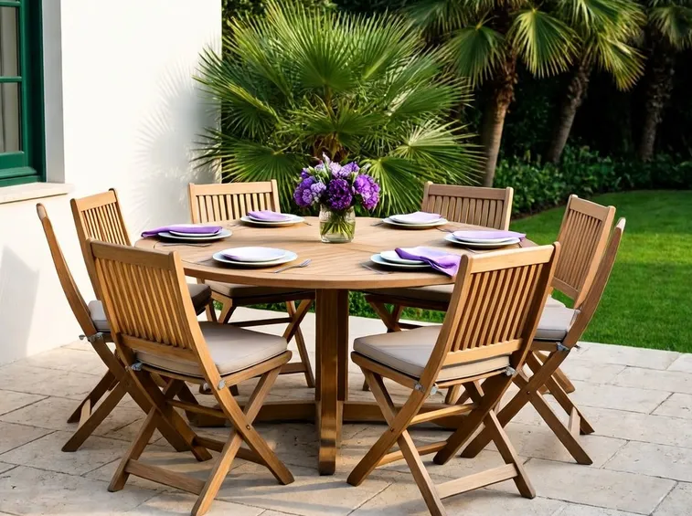 Tavolo da giardino in teak