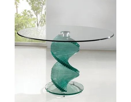 Tavolino in vetro di design