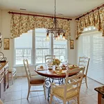Cucina con tende country