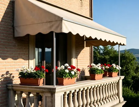 Esempio di tenda per esterni