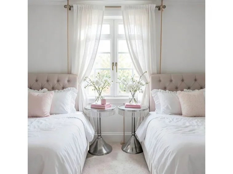 Tende shabby chic