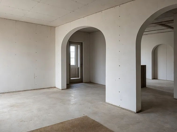 Interno eseguito in cartongesso