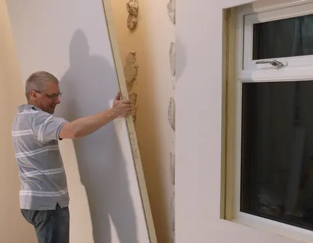 Installazione di pannelli in cartongesso