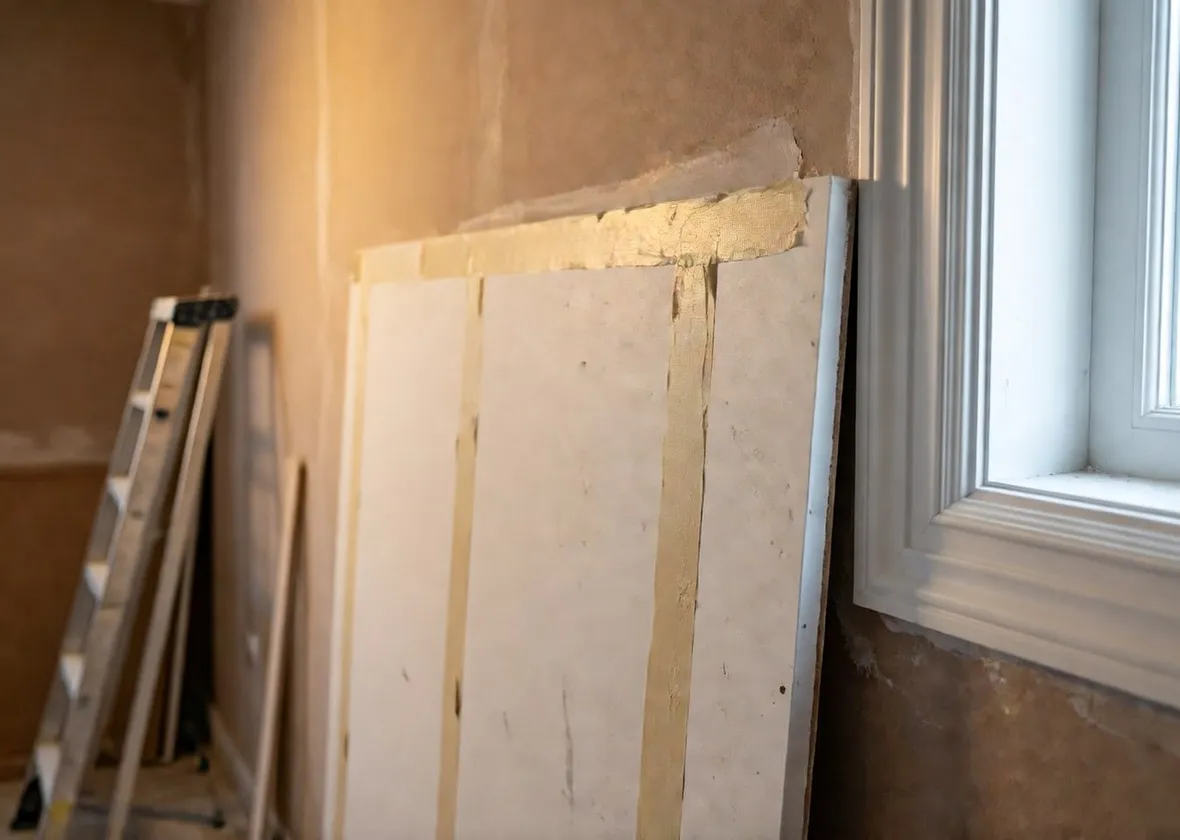 Installazione di pannelli in cartongesso