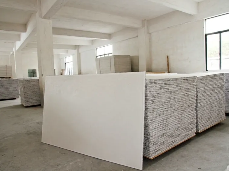 Stock di pannelli in cartongesso