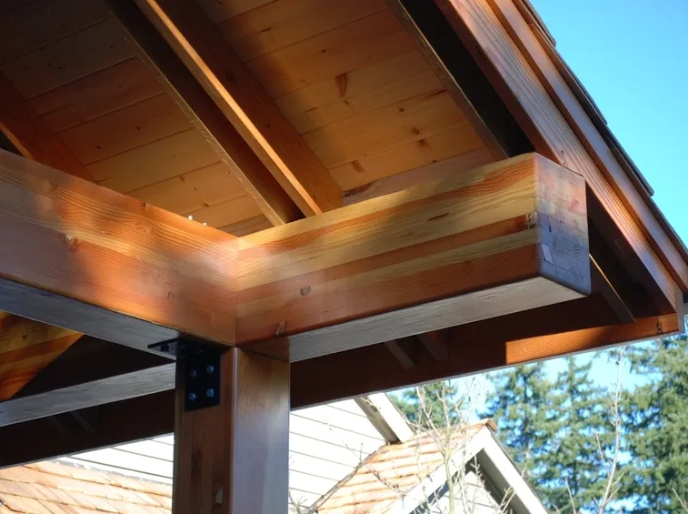 Copertura in legno lamellare