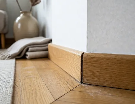 battiscopa in legno 