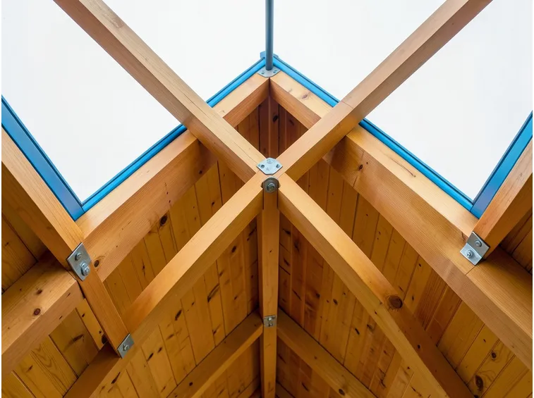 Copertura tetto in legno