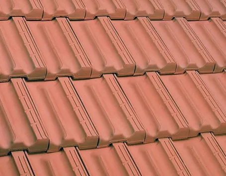 Tetto con copertura in tegole