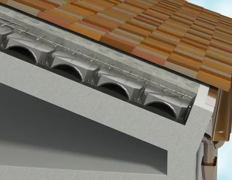 Rendering tetto ventilato