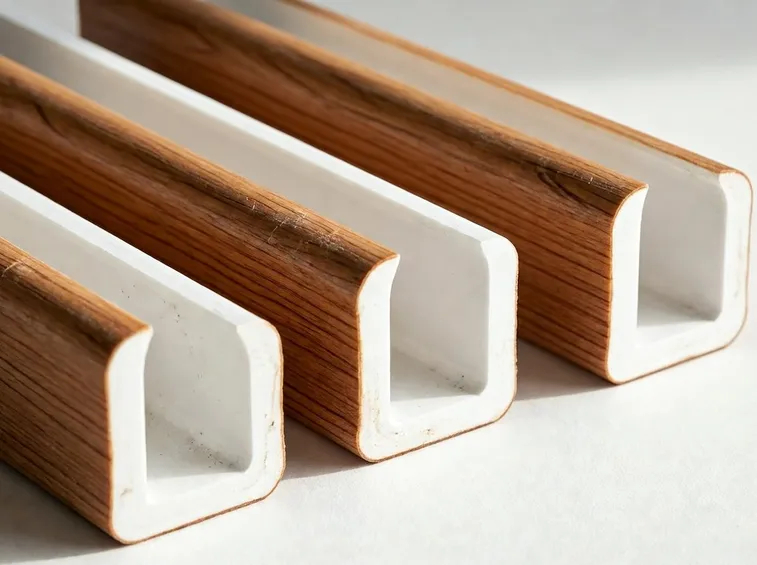 travi in polistirolo effetto legno