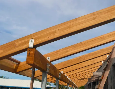 Travi lamellari in legno