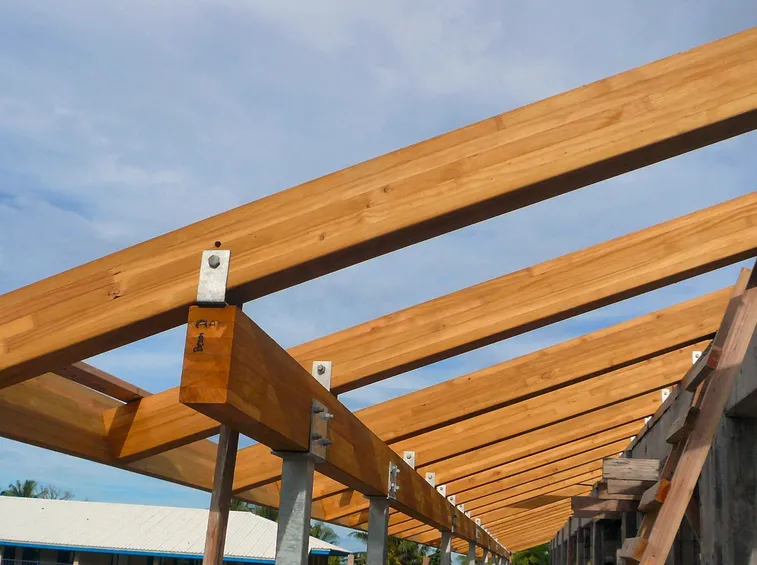 Travi lamellari in legno